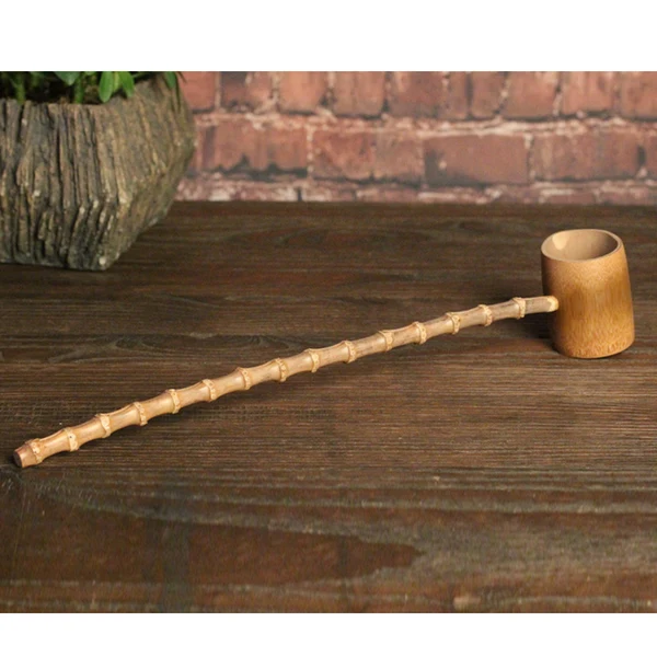 Casual Maxbell Japanese Bamboo Water Dipper Ladle Light Traditional Tea Suana Ladle 1 Comfortable
