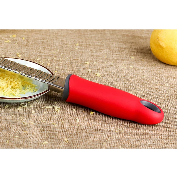 User-Friendly Maxbell Kitchen Zester Grater Citrus Cheese Chocolate Grater Kitchen Supplies Red Responsible