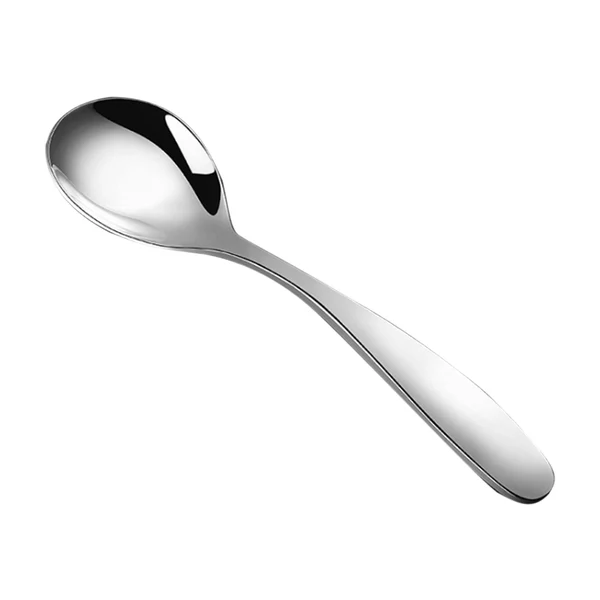 Optimized Maxbell Creative Cute Droplet Shape Stainless Steel Silver Soup Spoon Dining Cutlery Healthy