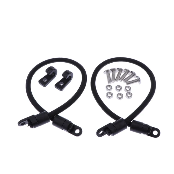 Soft Maxbell Kayak Paddle Fishing Rod Holder Keeper Bungee Cord with J Hook Accessories Relaxed