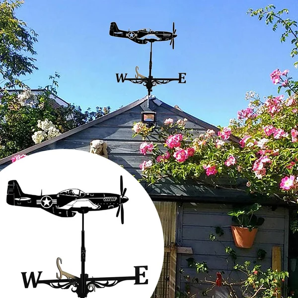 High-Quality Maxbell Weather Vane Wind Direction Indicators Home Roof Garden Farm Battleship Official