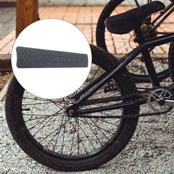 Functional Maxbell Cycling Bicycle Bike Frame Chainstay Protector Guard Silicone Pad Cover Wrap 34x7cm Smooth