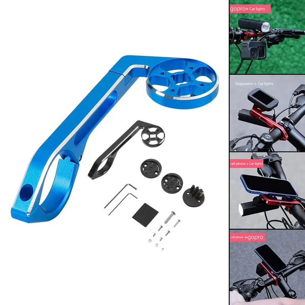 Smart Maxbell Bicycle Table GPS Phone Seat Extension Mount Bracket for Garmin Bryton Gopro Blue Effective