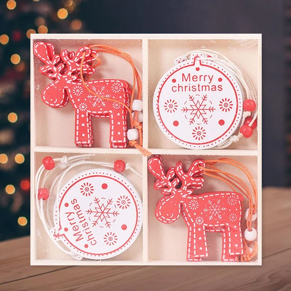 Classic Maxbell 12x Christmas Tree Decoration Ornaments Small Pendant for Home Mix C Enhanced
