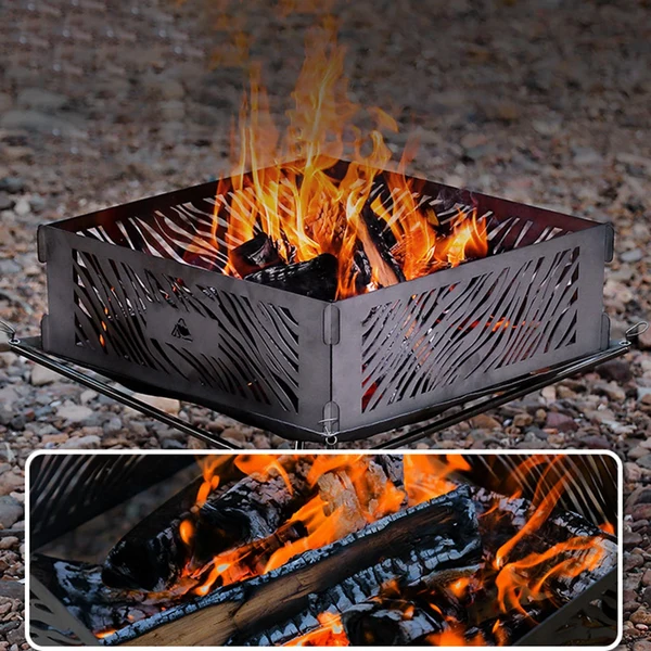 Practical Maxbell Folding Outdoor Stove Windscreen Camping Stove Windscreen for Backpacking Clean