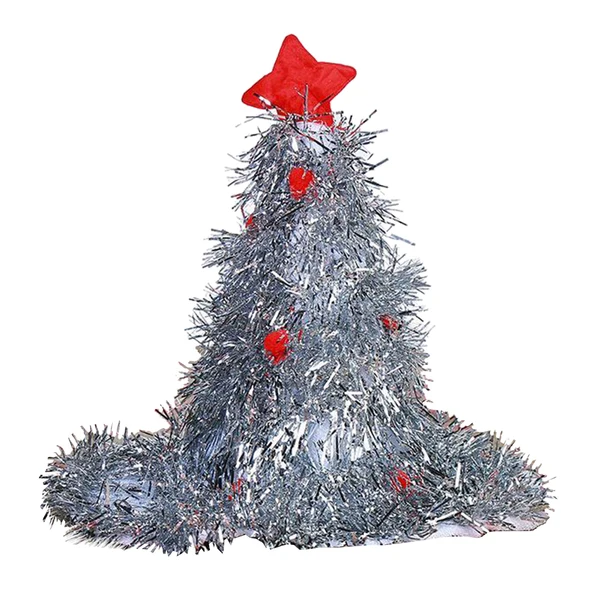 Reliable Maxbell Glitter Christmas Hat XMAS Santa Family Hats For Adults Kids Baby Silver Top-Quality
