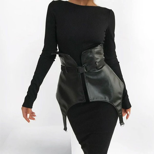 Excellent Maxbell Corset Belt Waist Belt Black Shapewear Elegant for Coats Masquerade Clothes L Length 27cm Modern