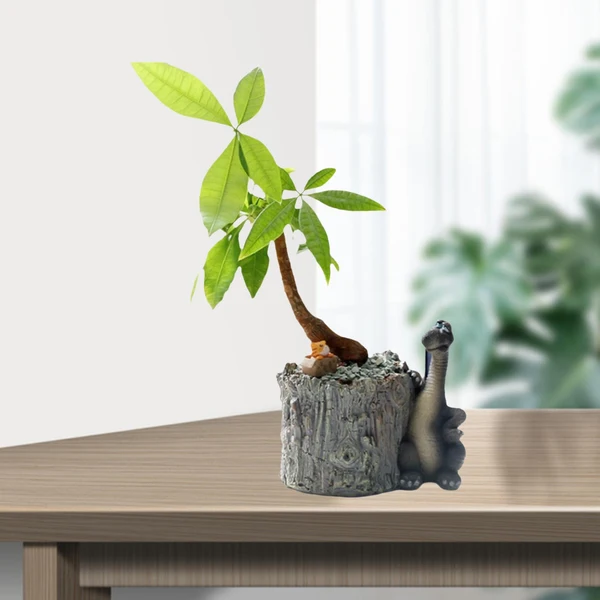 Crafted Maxbell Resin Dinosaur Shape Flower Pot Garden Decor Animal Planters Office Gifts Healthy