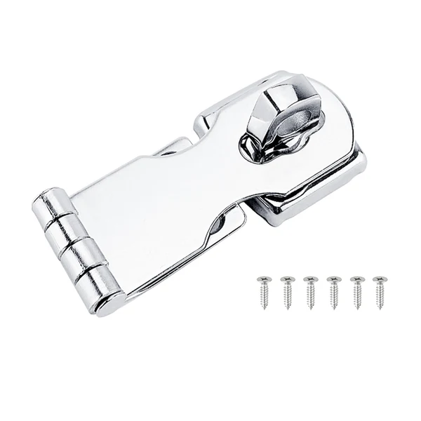 Green Maxbell Locking Hasp Latch Holder Safety Latch Buckle Set with Screws Universal Breathable