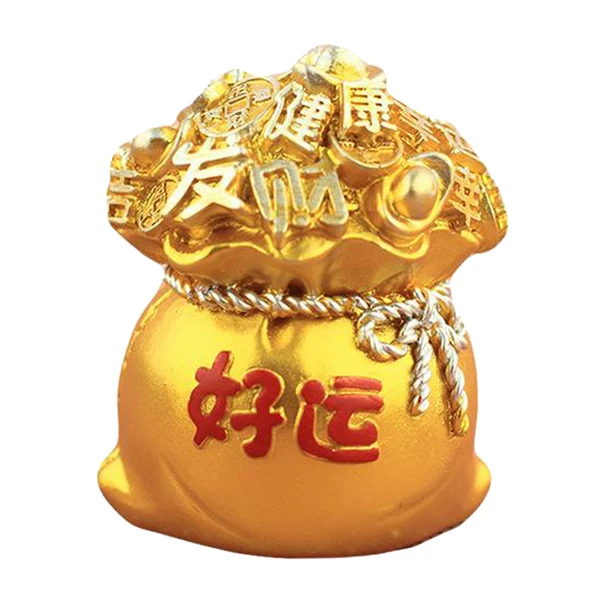 Superior Maxbell Money Bag Chinese Feng Shui Figurine Atrract Good Luck Good Luck Golden Healthy