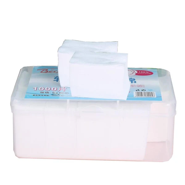 Secure Facial Makeup Face Cleansing Cosmetic Cotton Pads Puff 5x6 cm PACK of 1000 Sustainable