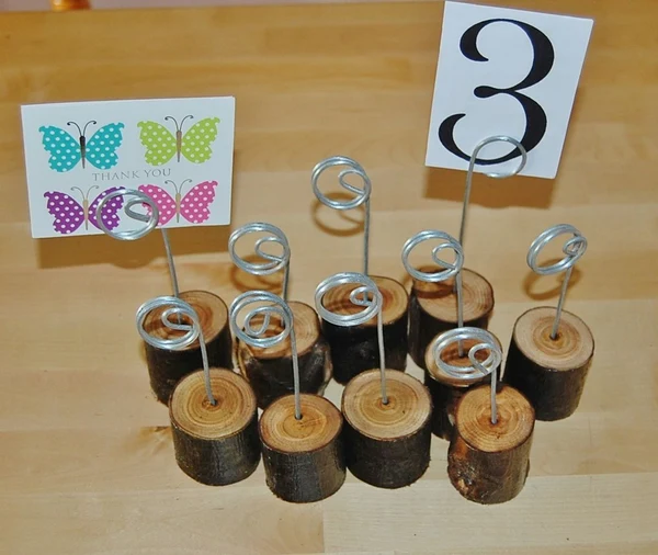 Selected Maxbell 18pcs Wood Tree Rustic Place Card Holders Memo Note Photo Number Table Decor Elite
