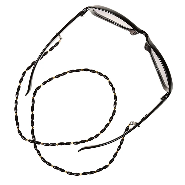 Expertly Made Maxbell Neck Cord Lanyard Glasses Sunglasses Strap Bead Chain Spectacle Holder Black Smooth