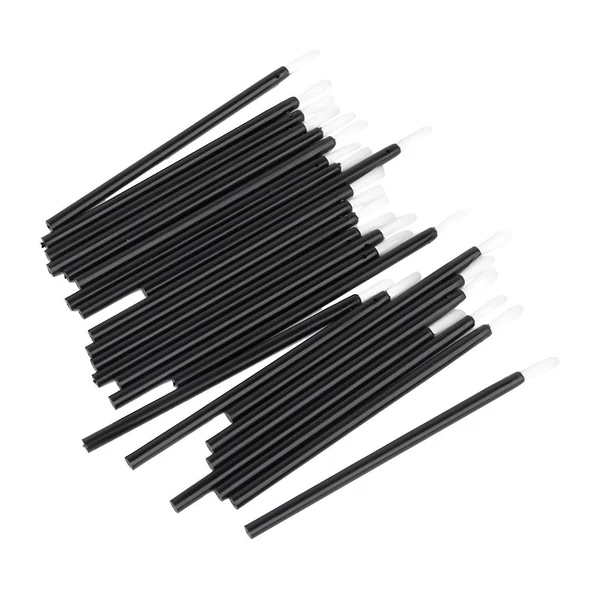Elite Maxbell Maxbell 25 x Black Disposable Lip Stick Applicators Brush Official