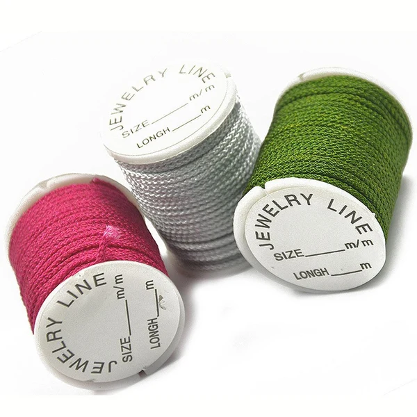 World-Class Maxbell Maxbell 10 Rolls Chinese Knotting Cord Nylon Shamballa Macrame Thread 2mm Next-Generation