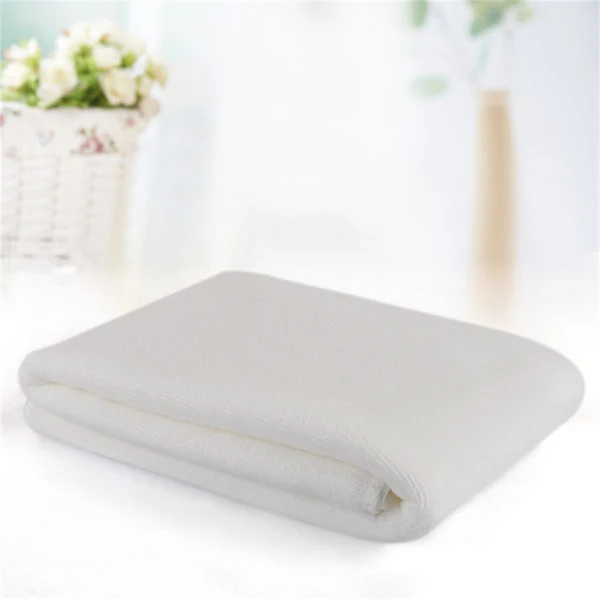 Healthy Maxbell Microfiber Towel Sports Gym Bath Quick Dry Travel Swim Beach Drying White Pure