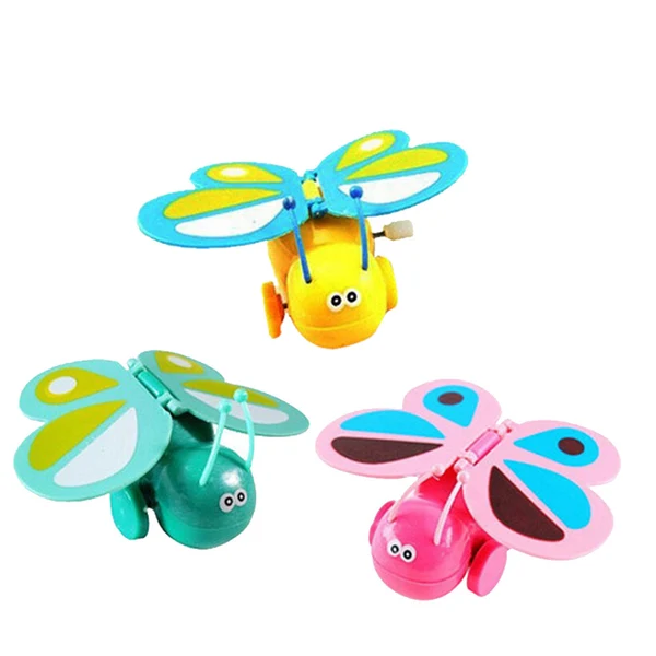 Fast Maxbell Wind Up Clockwork Butterfly Kids Toy Collectibles Recyclable