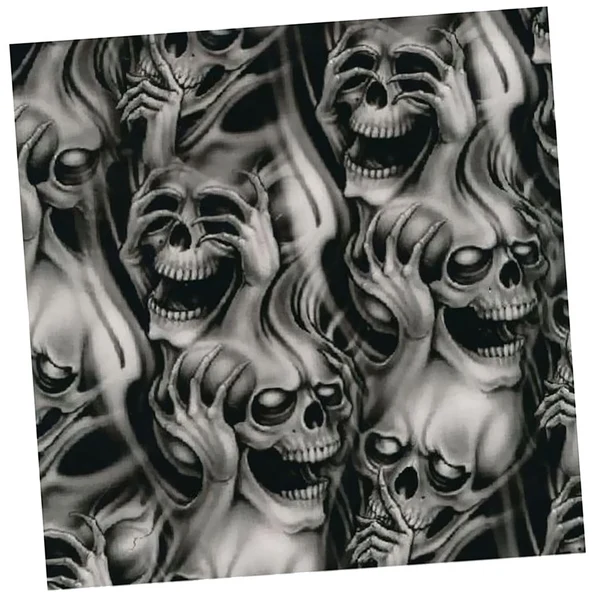 Organic Maxbell Water Transfer Print Large Skull Film Plastic Dipping Hydrographics 1 Carefully Designed