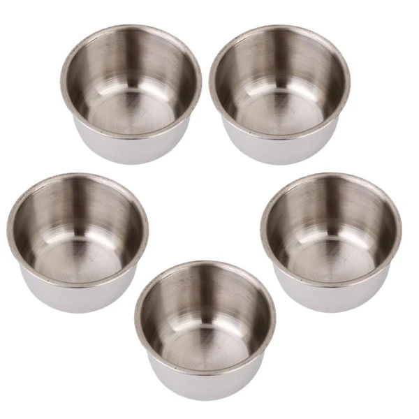 Specialty Maxbell Maxbell Pack of 5Pcs Metal Food Water Bowl For Crates Cages Coop Dog Cat Parrot Rabbit Bird Pet Supplies Authentic