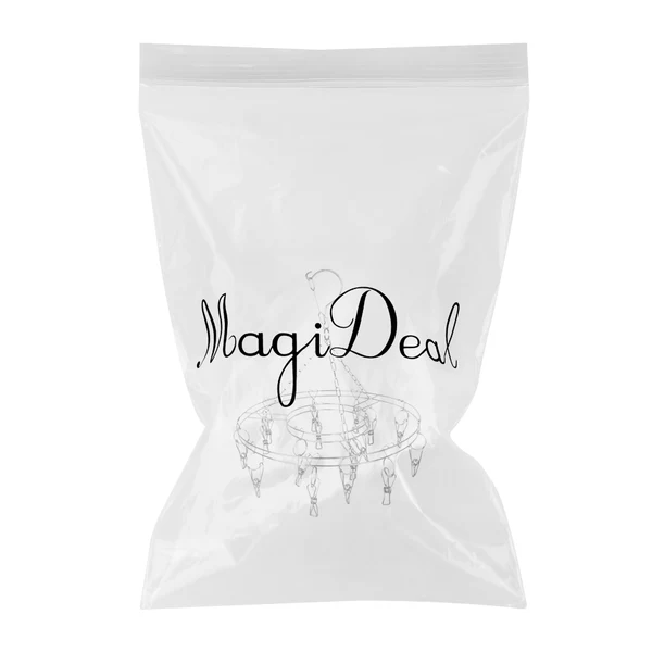 Fast Maxbell 20 Peg Laundry Airer Rack Windproof Drying Drier Clothes Underwear Sock Hook Sophisticated