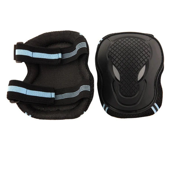 Next-Generation Maxbell 6pcs Skating Roller Elbow Knee Wrist Gear Pad Black Blue Size L Excellent