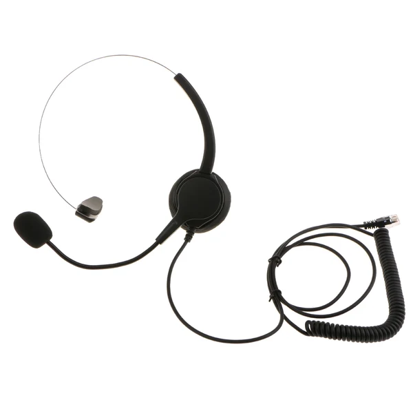 Easy-to-Use Maxbell VH500 Office Call Centre Customer Service Corded Headset Microphone RJ9 Plug Functional