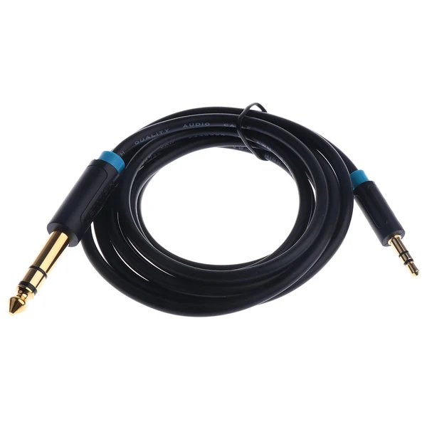 Reusable Maxbell Gold Plated 3.5mm 1 8'' Male Stereo to 6.5 6.35mm 1 4''Male Stereo Audio Cable 1.5m Minimalist