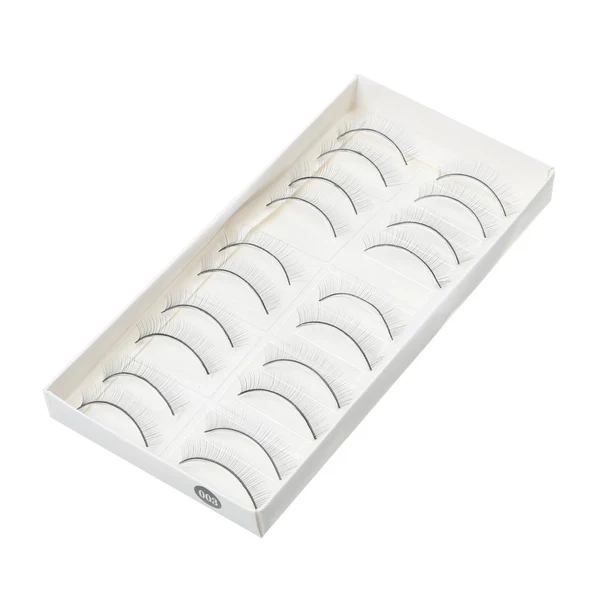 Maxbell 10 Pairs Beginners Teaching Eyes Makeup Practice Reusable Easy Apply Artificial Eyelashes Extension Eye Lash 7mm Prestigious