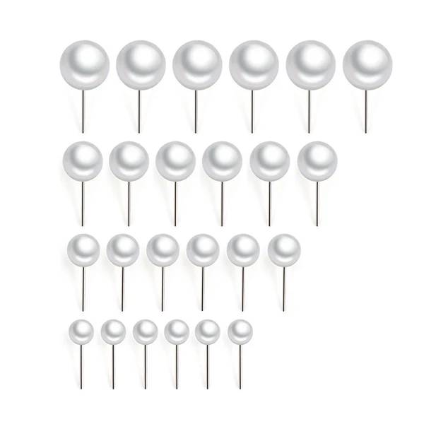 Original Maxbell 12 Pairs Stainless Steel Earrings Imitation Pearl Earrings Women Girls 3-6mm Sophisticated