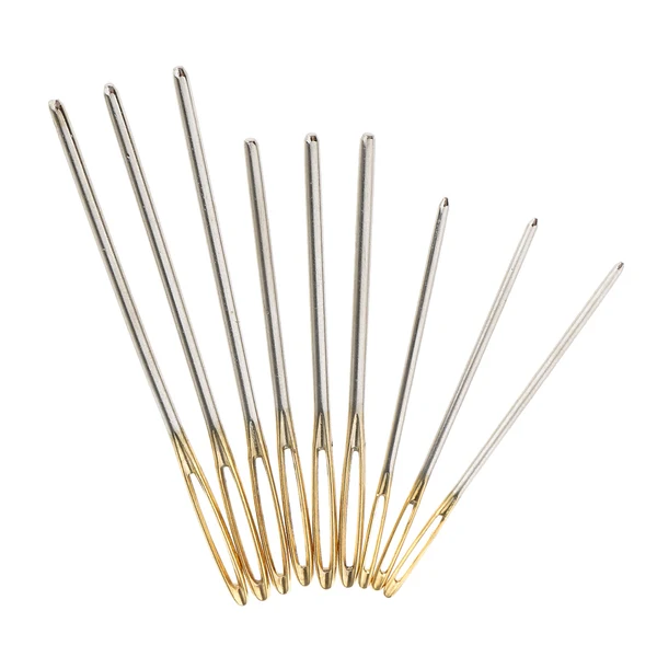 Crafted Maxbell Pack of 9 Needles Large-Eye Blunt Sewing Needles Quilting Yarn Needles Soft Plastic Handle Crochet Hook Transparent Knitting Needles Craft Yarn Tools 12mm 15mm 18mm 20mm Stylish