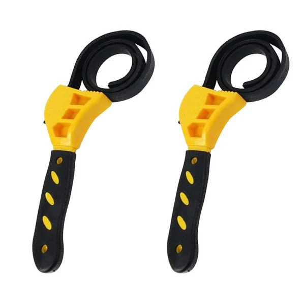 Natural Maxbell Maxbell 2x Small Car Oil Filter Wrench Tool Drive Remover Adjustable Spanner Bottle Jar Opener for 3 8'' to 5-1 4'' 9.5mm to 133mm Quality