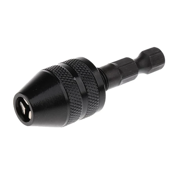 Fast Maxbell 1 4 Keyless Drill Chuck Hex Shank Adapter Converter 0.3-3.4mm Quick Change Reliable