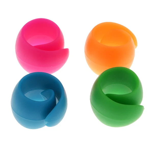 Next-Generation Maxbell 28 Pieces Mixed Colors Silicone Bobbin Holders Clips Clamp Thread Spool Hugger Sewing Tools Flexible