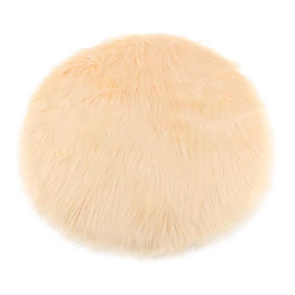 Optimized Maxbell 2pcs Soft Sheepskin Fluffy Skin Faux Fur Fake Rug Mat Small Rugs Beige White Outstanding