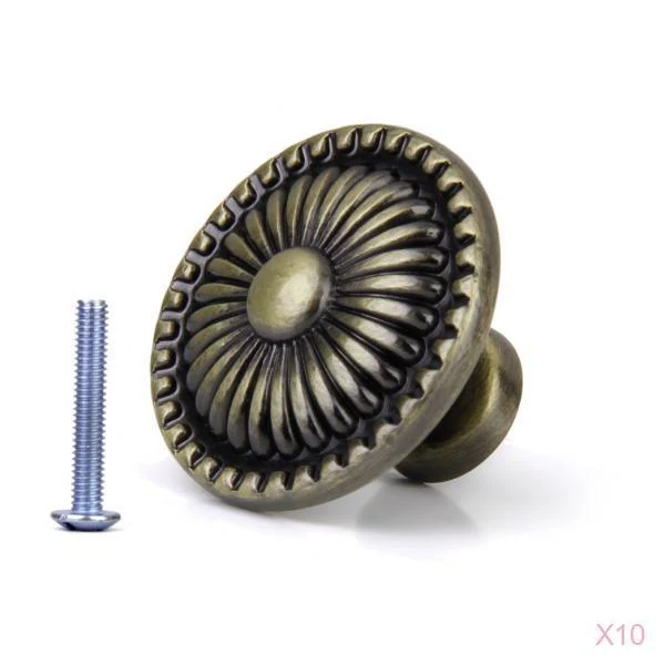 Quality Maxbell Maxbell Set Of 10PCS Antique Drawer Pull Knob Kitchen Cupboard Cabinet Door Handles With Mounting Screw Decor Carefully Designed