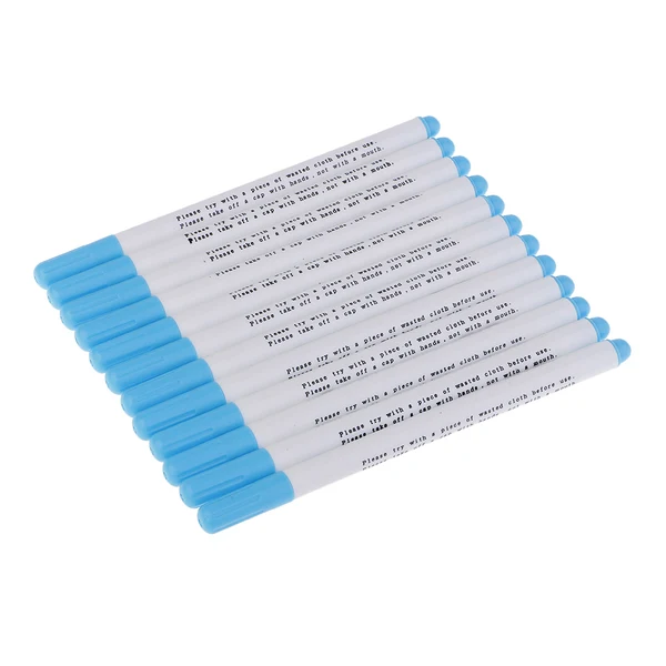 Classic Maxbell 36 Pieces Air Erasable Pen Water Soluble Pen Fabric Marker Blue Purple Pink Healthy