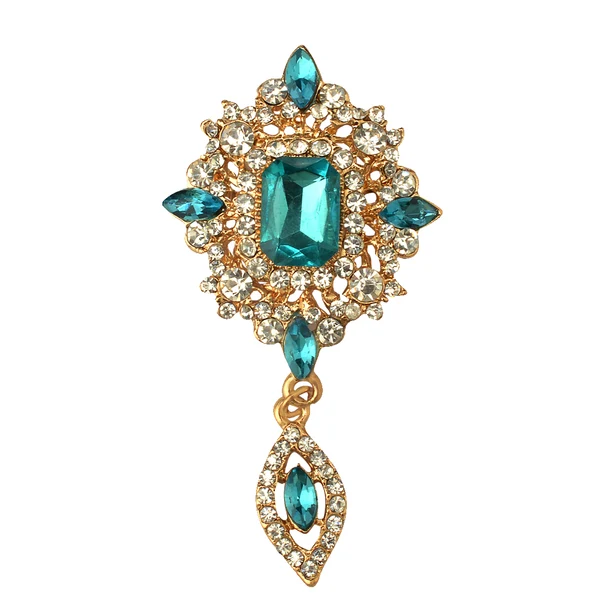 Smart Maxbell Fashion Bridal Wedding Party Crystal Rhinestone Teardrop Brooch Pin Carefully Designed