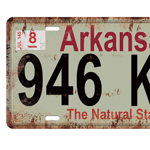 Classic Maxbell 2x Retro Tinplate Metal Sign License Plate Metal Plaque Pub Bar Wall Decor Exclusive