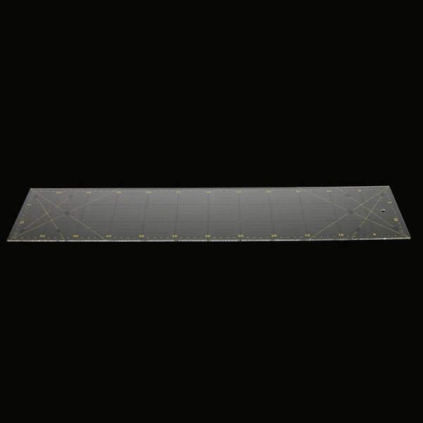 Natural Maxbell Rectangle Acrylic Quilting Template Patchwork Tailor Ruler Tools 60x15cm Smooth