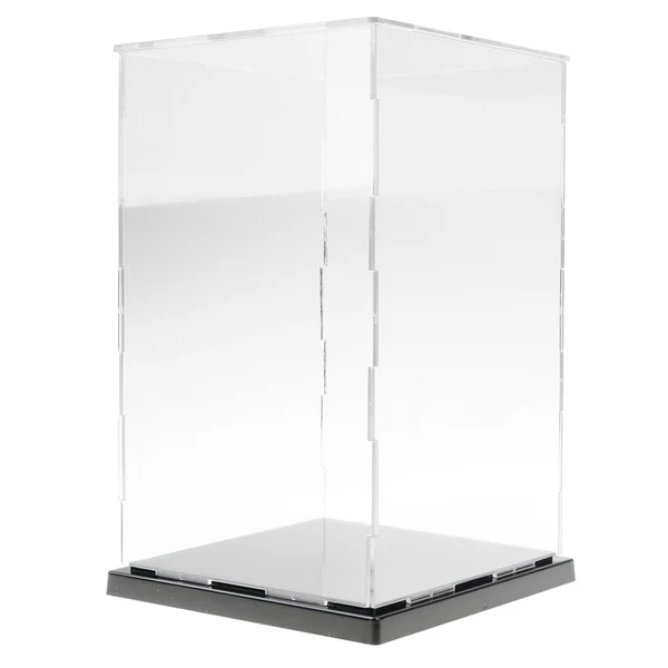 Exclusive Maxbell 13x13x21cm Clear Model Display Box Figures Protection Show Case Home Decor Safe