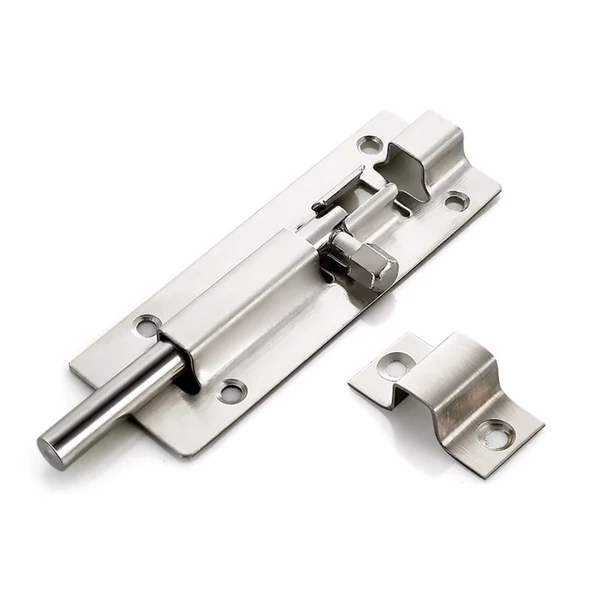Natural Maxbell Door Latch Barrel Bolt Latch Hasp Stapler Gate Lock Safety 10inch 142mmx36mm Soft