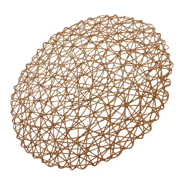High-End Maxbell Handmade Straw Woven Mat DIY Photo Props for Garden Home Decor Light Coffee Durable