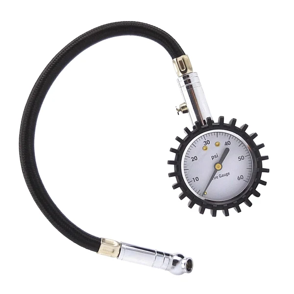 Long-Lasting Maxbell Tire Gauge Accurate for Drive Auto Products Car Motorcycle - 60 PSI 2 Recyclable
