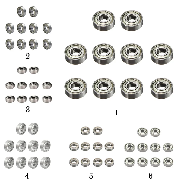 Recyclable Maxbell 10pcs High Quality Radial Ball Bearings 3D Printer Part Mini Bearing 608zz World-Class