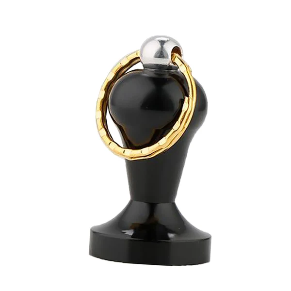 Original Design Maxbell 28mm Stainless Steel Coffee Tamper Keyring Keychain Coffee Press Black Healthy