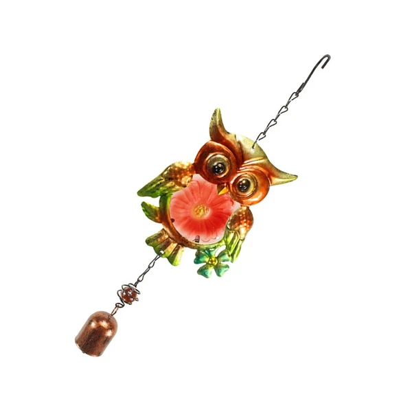 Recyclable Maxbell Metal Wind Chime Owl Wind Chimes Garden Outdoor Decor Suncatcher Gift Red Trusted