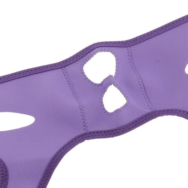 Smart Maxbell Double Chin Thin Cheek Lift Up Slim Mask Belt Strap VFace Shaper Band Purple Dependable