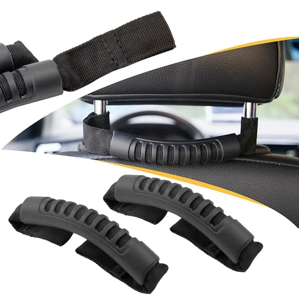 Sophisticated Maxbell 2Pcs Car Back Seat Headrest Grab Pull Handle Vehicle Parts Premium Soft