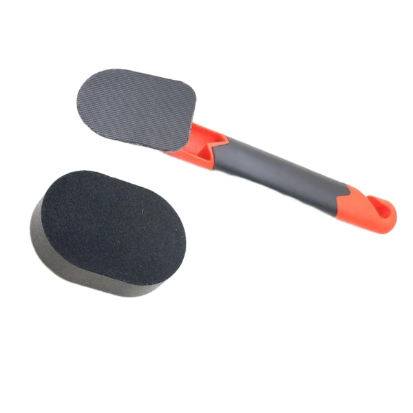 Next-Generation Automotive Car Tire Shine Applicator Cleaning Tools Accessories Long Handle Minimalist
