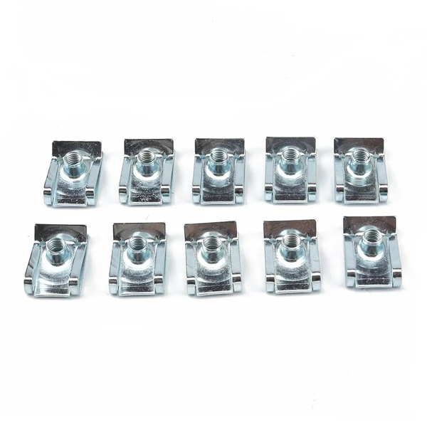 High-Grade Maxbell 10Pcs M5 Clip Nut Fastener Clip for Vehicle Replaces Accessories World-Class